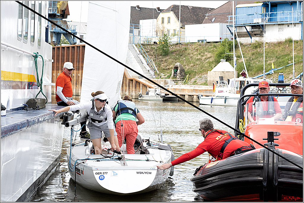 100 Jahre Rheinwoche 2022 - 2. Wettfahrt  Hitdorf - Duesseldorf, 03.06.2022,